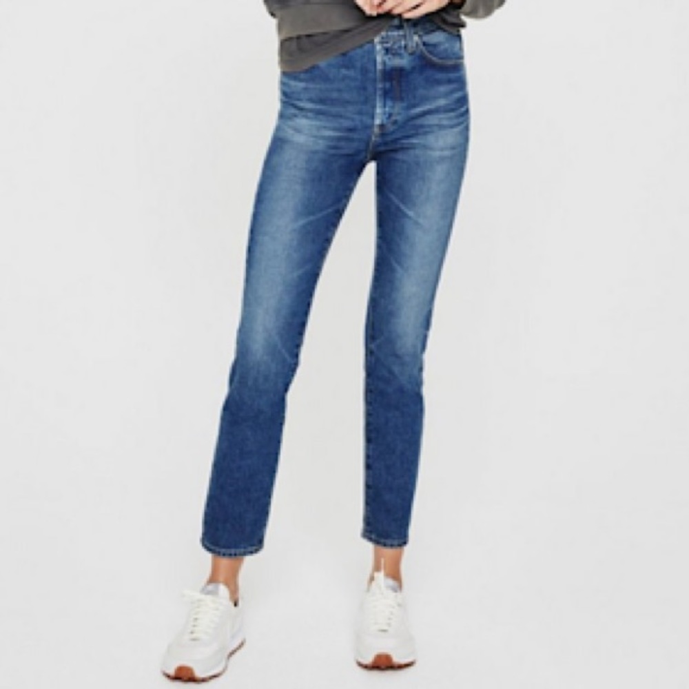 “NEW” AG Adriano Goldschmied Alexxis Slim High-Rise Vintage Slim Jean